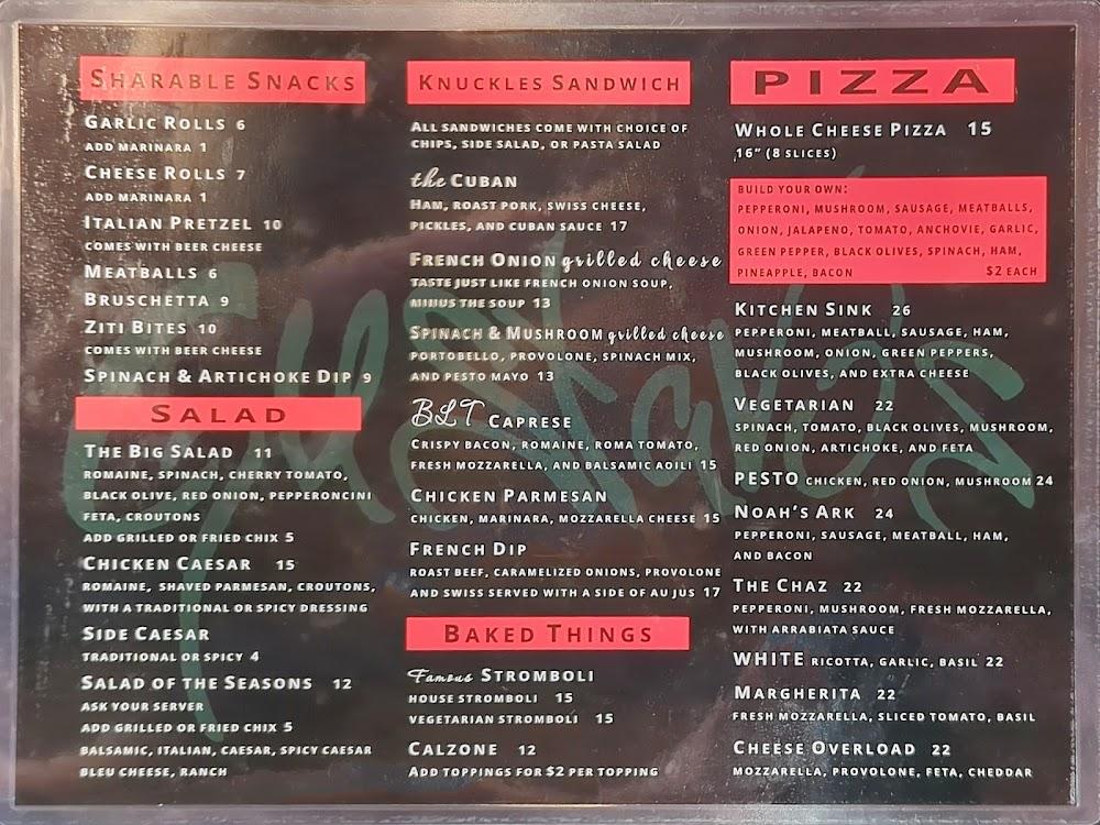 Gustavo's Scratch Kitchen Menu image 1