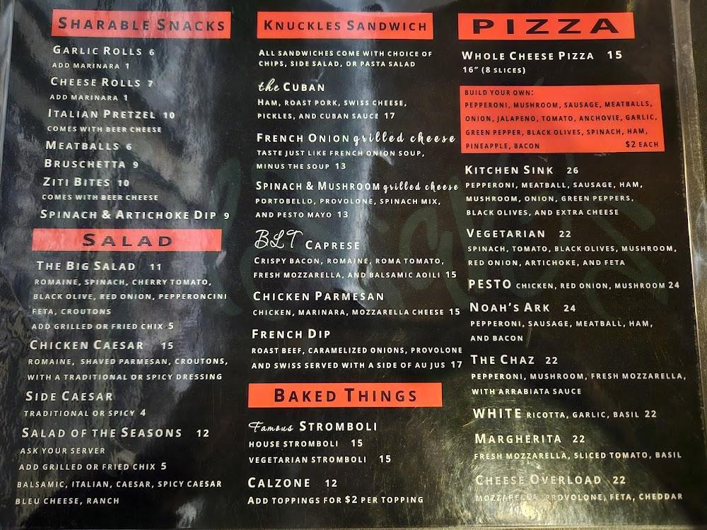 Gustavo's Scratch Kitchen Menu image 2
